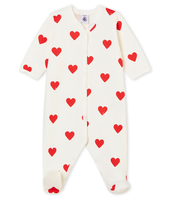 Dors bien bébé fille blanc MARSHMALLOW/rouge TERKUIT