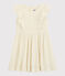 Robe en gaze de coton bio enfant fille blanc MARSHMALLOW