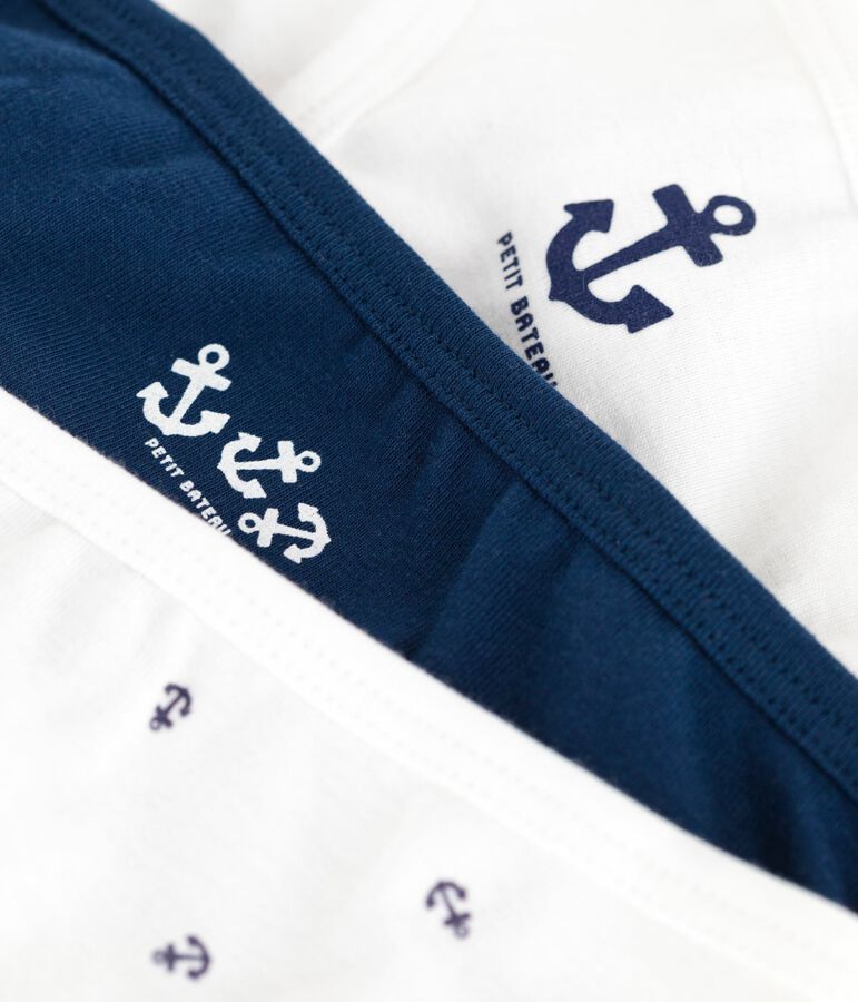 Lot de 3 culottes enfant en coton imprim&eacute; multicouleur