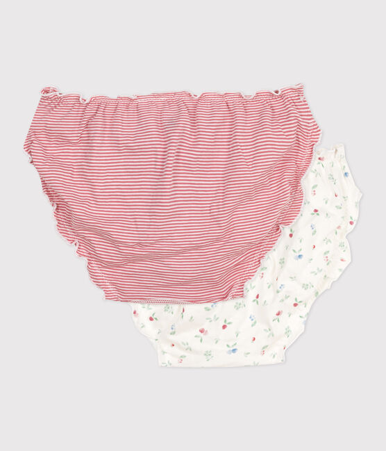 Lot de 2 culottes femme en coton imprimé fruits variante 1