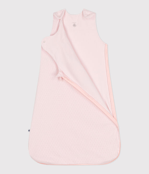 Gigoteuse b&eacute;b&eacute; en coton unis TOG 0.5 rose