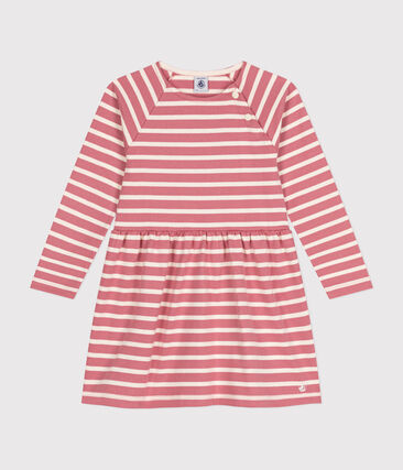 Robe manches longues en coton épais enfant fille