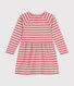 Robe manches longues en coton épais enfant fille