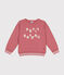 Sweatshirt en molleton enfant fille / garçon rose ROSEWOOD