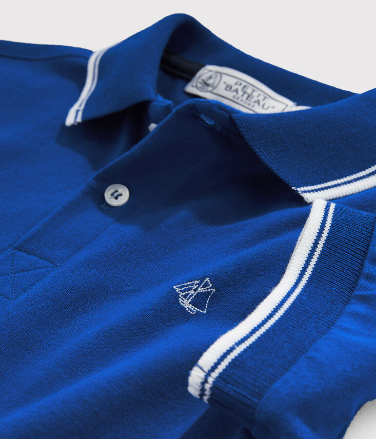 Polo enfant garcon bleu