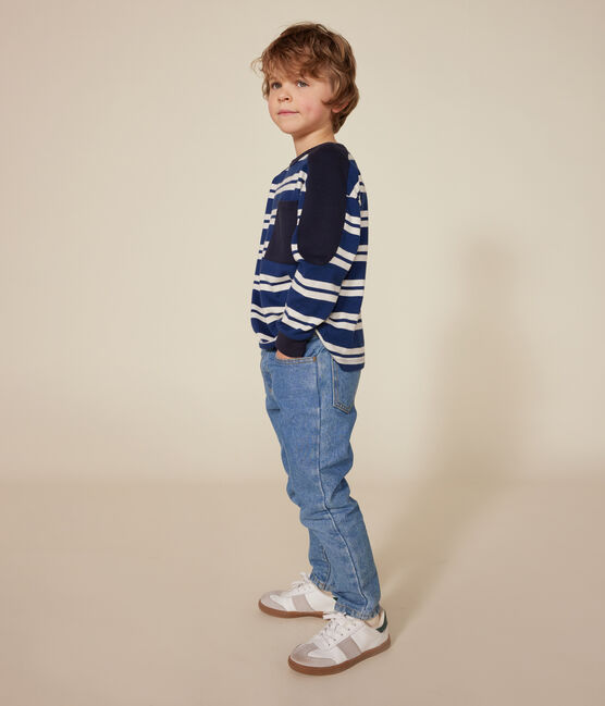 Sweatshirt en coton épais enfant garçon bleu MEDIEVAL/ MONTELIMAR