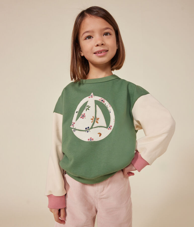Sweatshirt en molleton enfant fille PALMERAIE/ MULTICO