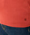Tee-shirt l'Iconique col V en coton uni femme marron FAMEUX