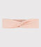 Bandeau rose en gaze de coton bébé rose SALINE