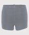 Short de bain en matière recyclée bébé bleu MEDIEVAL/blanc MARSHMALLOW