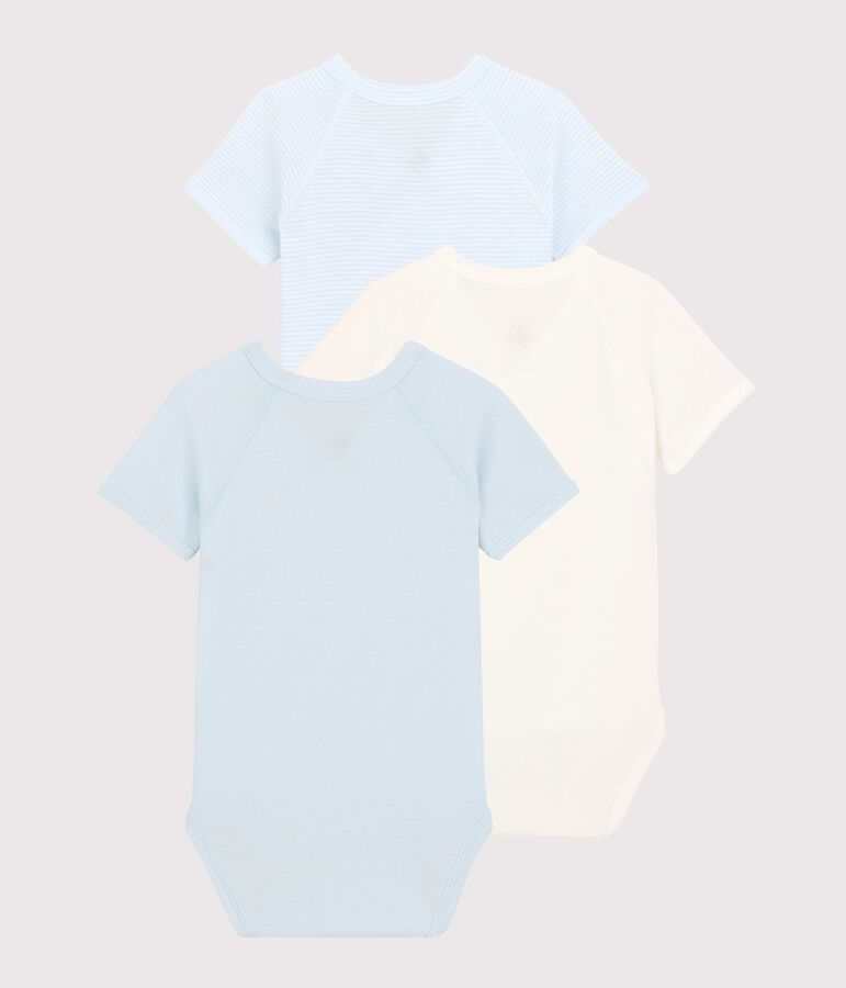 Lot de 3 bodies b&eacute;b&eacute; en coton biologique variante 2
