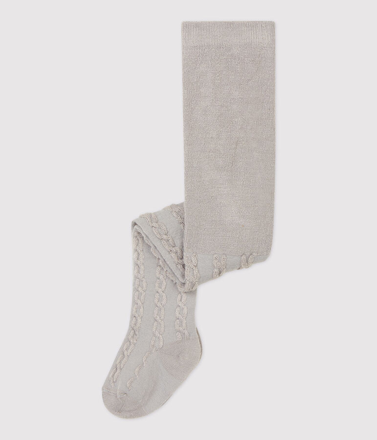 Collant en laine b&eacute;b&eacute; fille beige