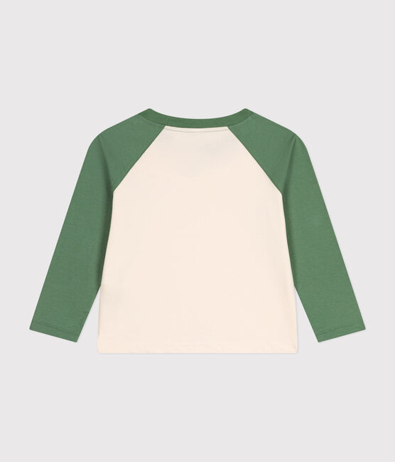 Tee-shirt manches longues en jersey fin enfant garçon AVALANCHE/ PALMERAIE