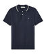 Polo manches courtes 100% coton jersey piqué.