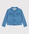 Veste en denim enfant fille -garçon bleu DENIM CLAIR