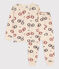 Pyjama vélo en coton enfant blanc AVALANCHE/ MULTICO