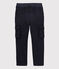 Pantalon regular en gabardine  enfant garçon bleu SMOKING