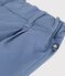 Pantalon b&eacute;b&eacute; en serge uni bleu