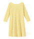 Robe femme manches 3/4 à rayures