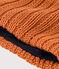 Snood en tricot doublé en polaire bébé/enfant garçon-fille marron ECUREUIL
