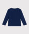 Tee-shirt manches longues en jersey fin enfant garçon bleu MEDIEVAL
