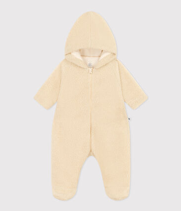 PETIT BATEAU - Combipilote à capuche en sherpa bébé