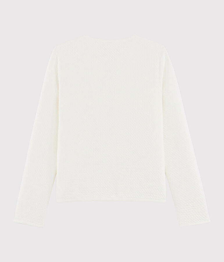 Veste cardigan Femme blanc MARSHMALLOW