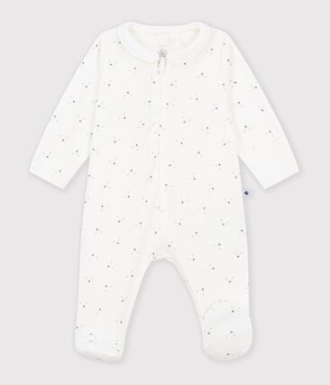 Pyjama bébé en coton imprimé à fleurs