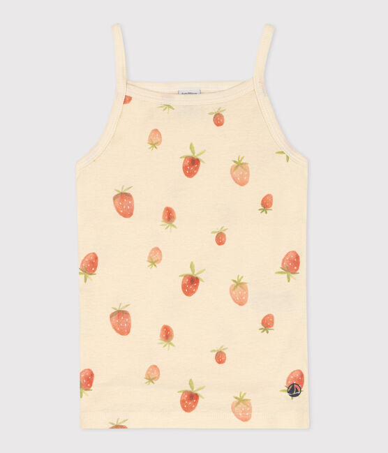 Débardeur enfant en coton imprimé AVALANCHE/ ROSE/ MULTICO