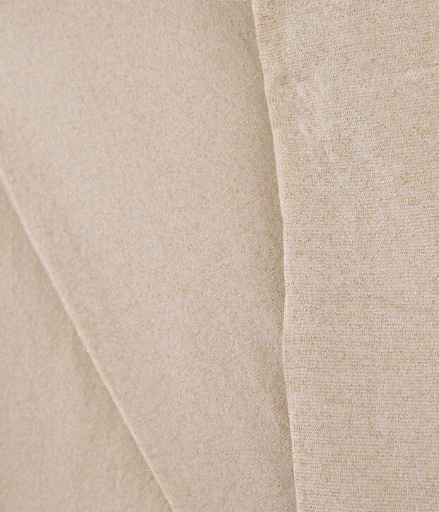 Collant enfant fille microfibre blanc/jaune