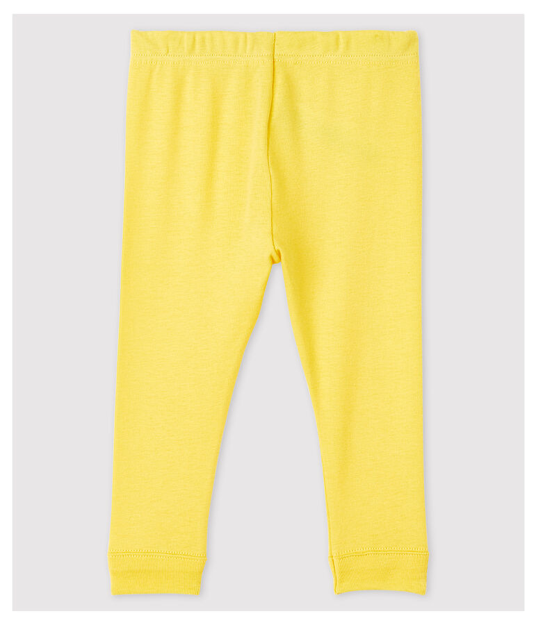 Legging en coton b&eacute;b&eacute; jaune RAIPONCE