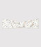 Bandeau en coton enfant fille blanc MARSHMALLOW/blanc MULTICO