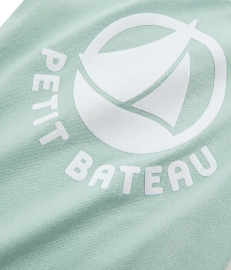 Tee-shirt logo enfant bleu