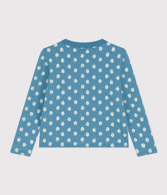 Cardigan imprimé en tubique matelassé enfant fille POLOCHON/ MULTICO