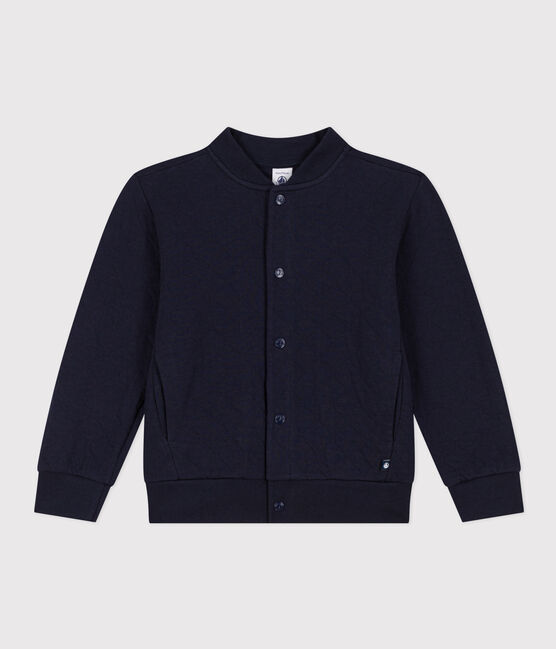 Cardigan en tubique enfant garçon bleu SMOKING