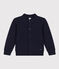 Cardigan en tubique enfant garçon bleu SMOKING