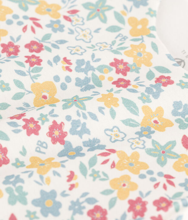 Gigoteuse fleurs en coton TOG 2 blanc/multicouleur
