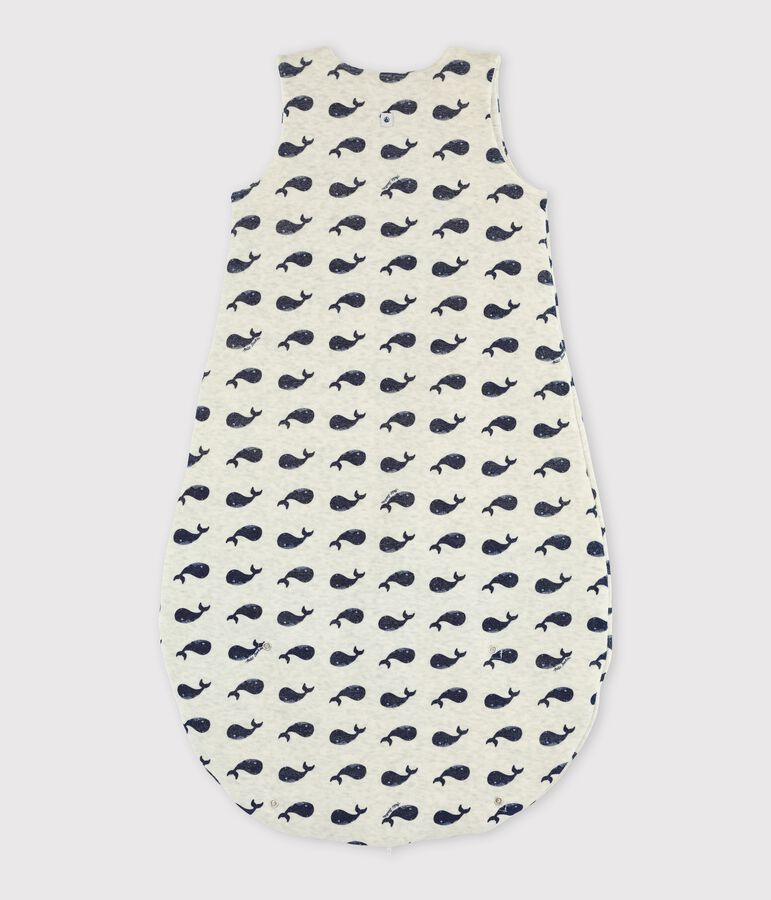 Gigoteuse b&eacute;b&eacute; en velours. beige MONTELIMAR/bleu MEDIEVAL