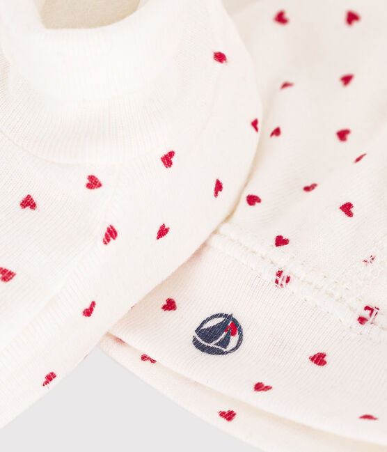 Lot de bonnet et chaussons coeur bébé variante 1
