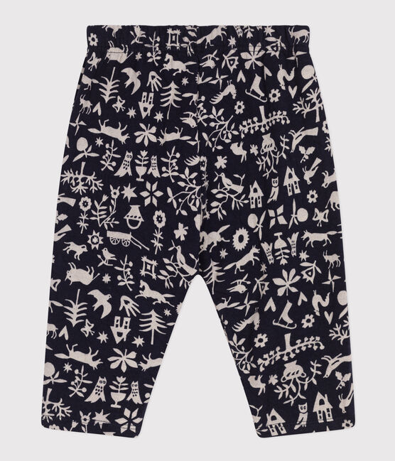 Pantalon en tubique matelassé imprimé bébé bleu SMOKING/ AVALANCHE