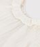 Blouse en gaze de coton bio bébé blanc MARSHMALLOW