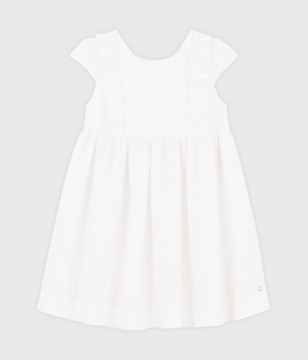 Robe de c&eacute;r&eacute;monie enfant fille blanc