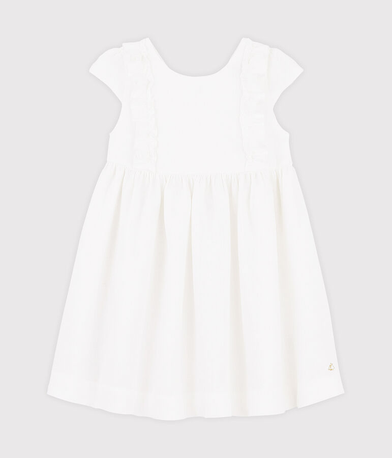 Robe de c&eacute;r&eacute;monie enfant fille blanc