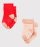 Lot de 2 paires de chaussettes bébé fille variante 2
