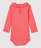 Body en coton bébé. orange PEACHY