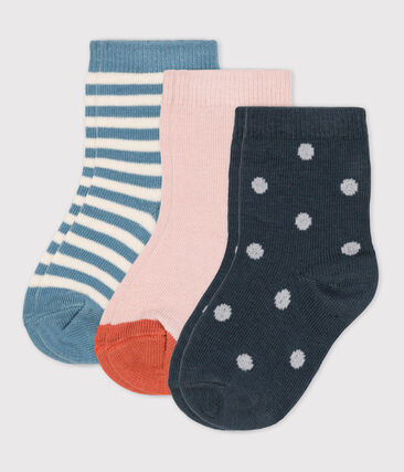 PETIT BATEAU - Lot de 3 paires de chaussettes bébé