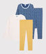 Lot de 2 pyjamas petite fille en coton