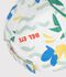 Casquette enfant en coton imprim&eacute; palmiers &eacute;cru/multicouleur
