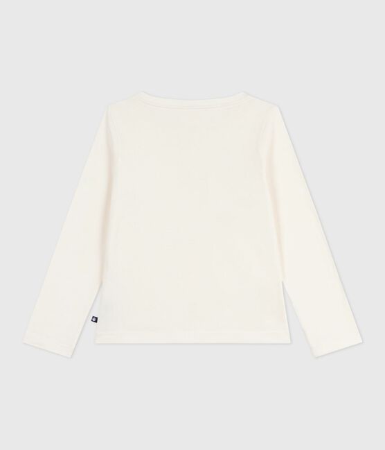 Tee-shirt enfant manches longues en coton imprimé MILK/ MULTICO