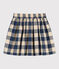 Jupe patineuse en flanelle de coton enfant fille INCOGNITO/ AVALANCHE